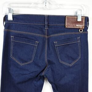 Prada Vintage Y2K Low Rise Regular Fit Straight Bootcut Blue Jeans